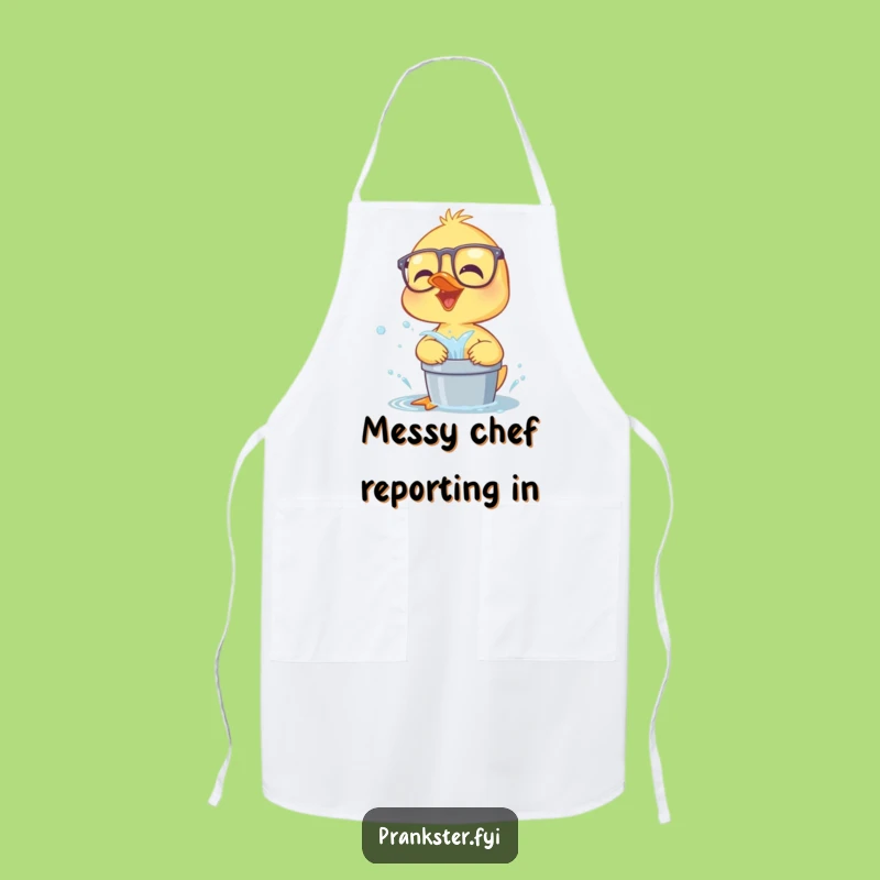 Funny Duckling Apron: Hilarious Kitchen Wear for Splashy Cooking Fun