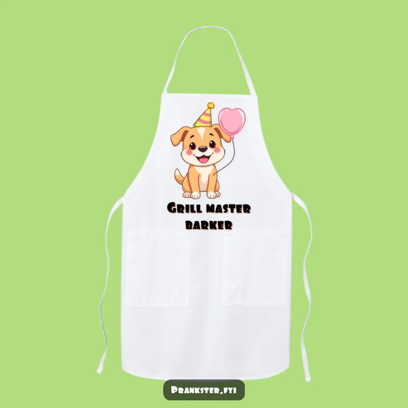 Funny Dog Chef Apron - Cheerful Party Host's Helper