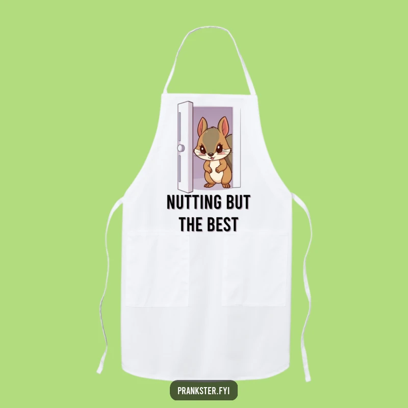 Funny Squirrel Chef Apron - Sneaky Kitchen Watcher