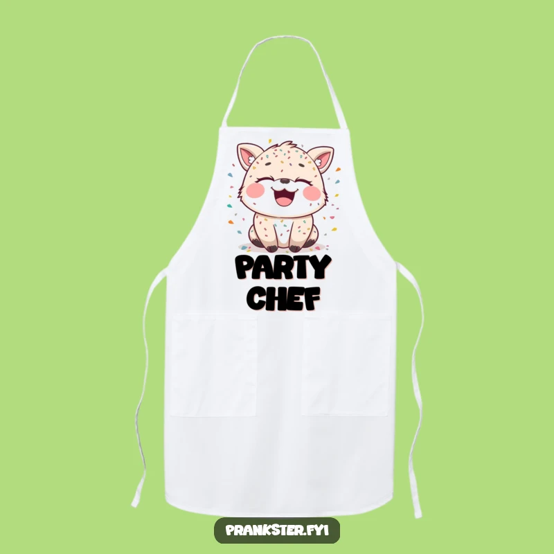Funny Confetti Animal Apron - Hilarious Festive Kitchen Gift