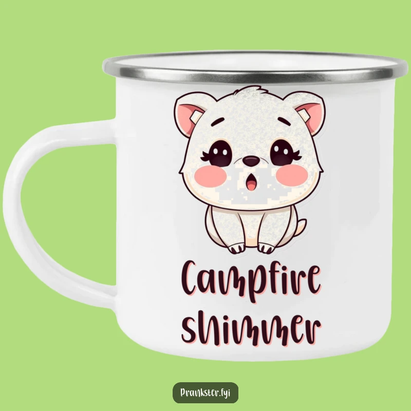 Funny Sparkle Surprise Camping Mug: Glitter Animal Adventures, Great Gift!