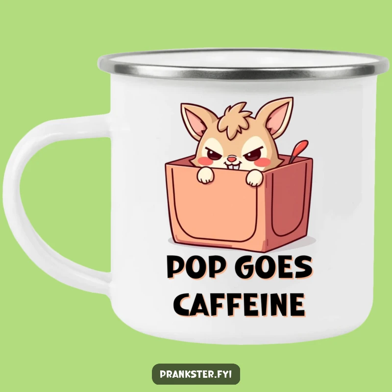 Funny Jack-in-the-Box Animal Camping Mug - Rugged & Hilarious Gift