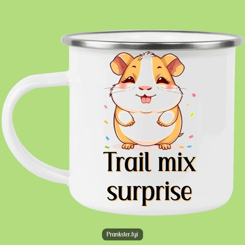 Funny Guinea Pig Camping Mug: Trailside Confetti Fun - An Adventurous Funny Gift!