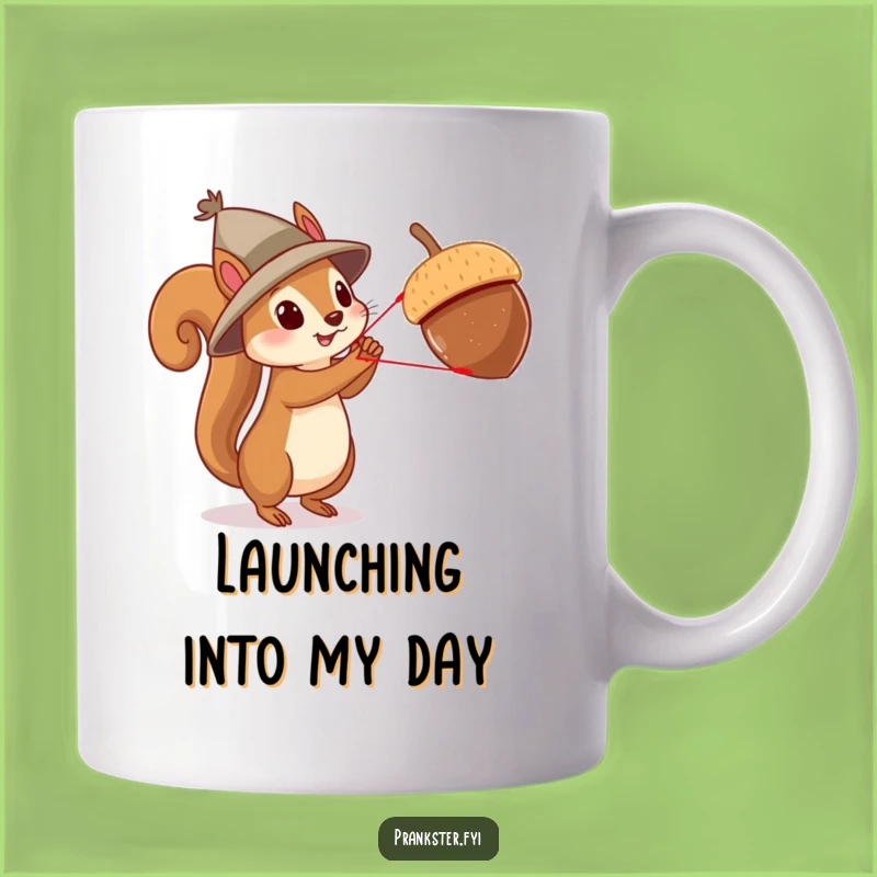 Funny Squirrel Acrobat Mug: Perfect Gift for Mischievous Fun