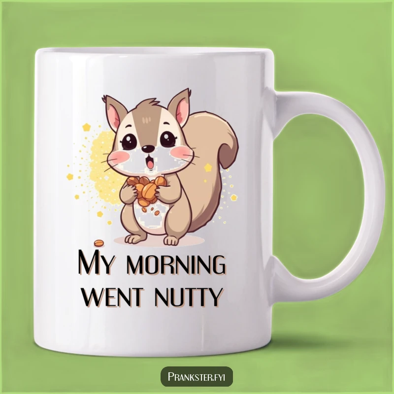 Funny Squirrel Glitter Explosion Mug: A Hilarious Gift For The Overwhelmed, 11oz