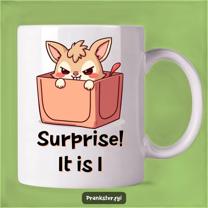 Funny Jack-in-the-Box Animal Mug - A Hilarious Surprise Gift for Animal Lovers