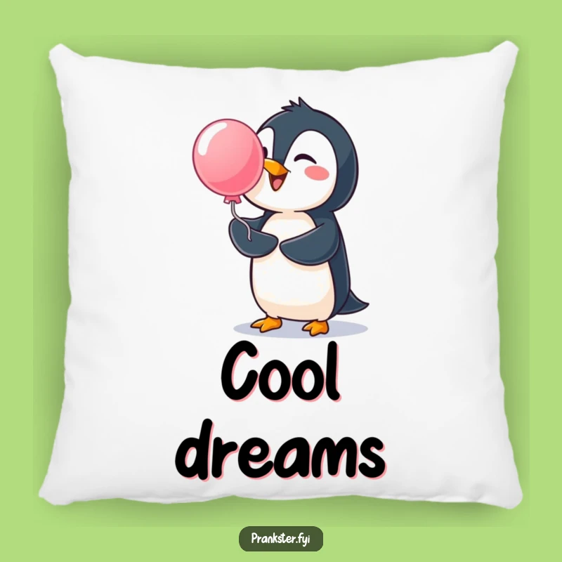 Funny Penguin Water Balloon Pillow - Soft Splash Surprise Cushion, Cute Gift