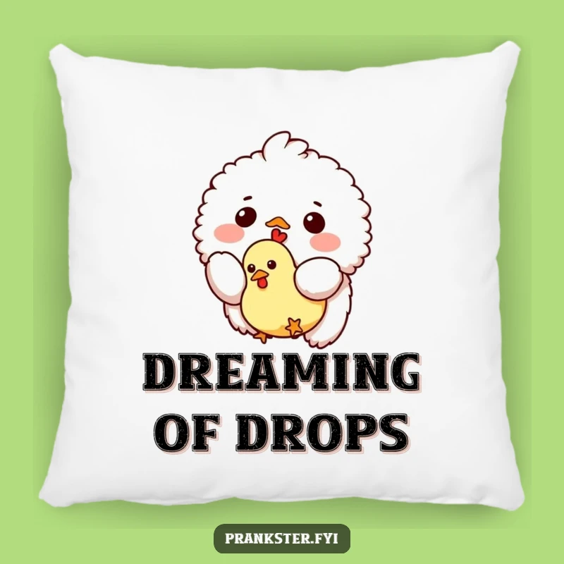 Funny Rubber Chicken Dropping Creature Pillow: Cuddle Up with Quirky Comfort
