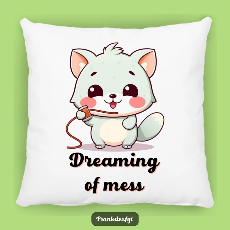 Funny Silly String Animal Pillow - Cozy & Hilarious Playful Accent