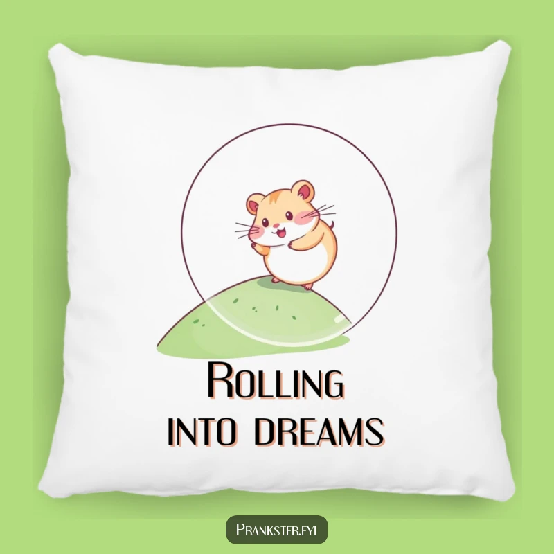 Funny Kawaii Hamster Pillow Rolling Ball - Cozy Pet Comfort