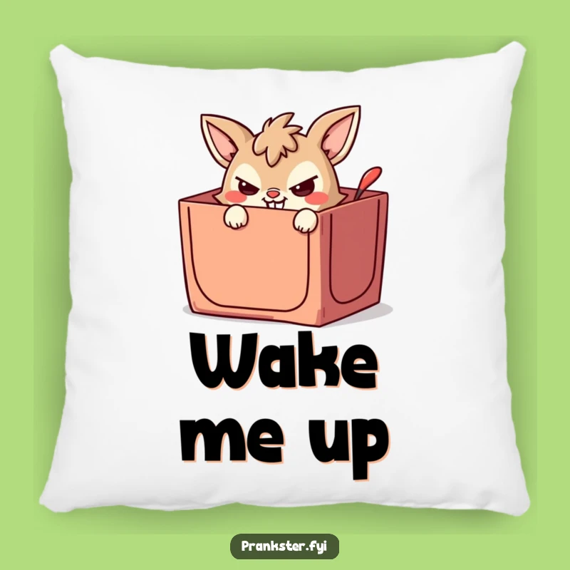 Funny Mischievous Animal Pillow - Cozy & Hilarious Surprise Accent