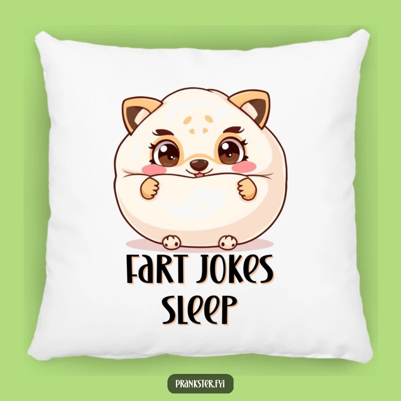 Funny Prankster Pillow: Cheeky Animal's Whoopee Cushion Comfort, Perfect Gift!