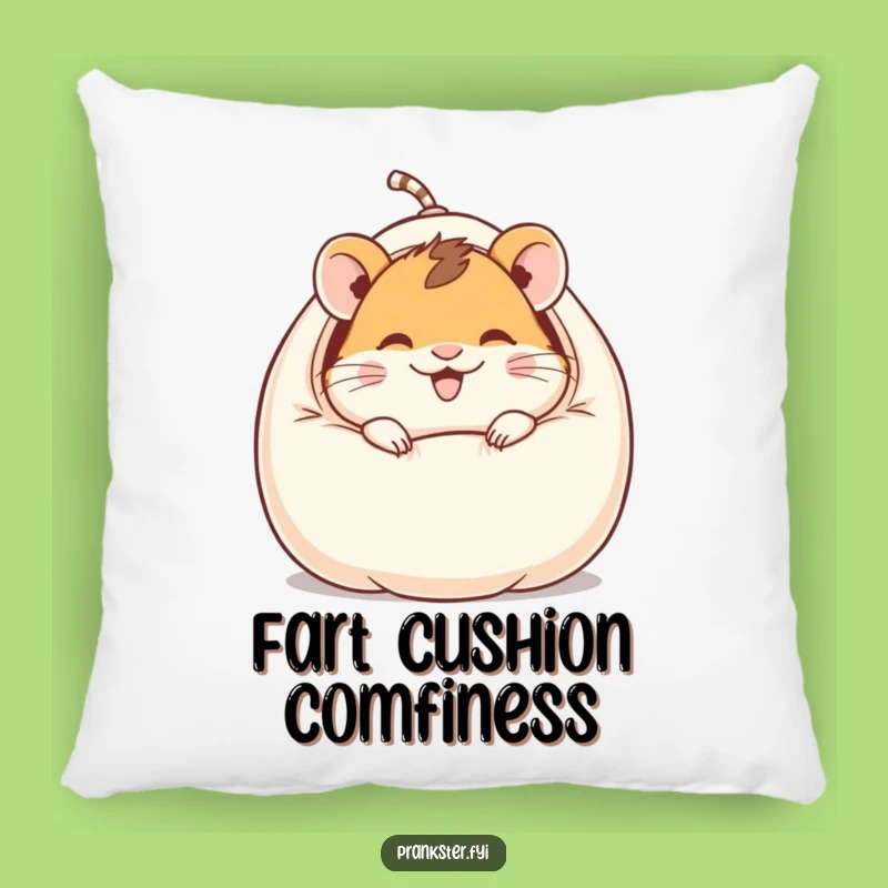 Soft Funny Hamster Whoopee Pillow: Cuddle Up with Prankster Comfort
