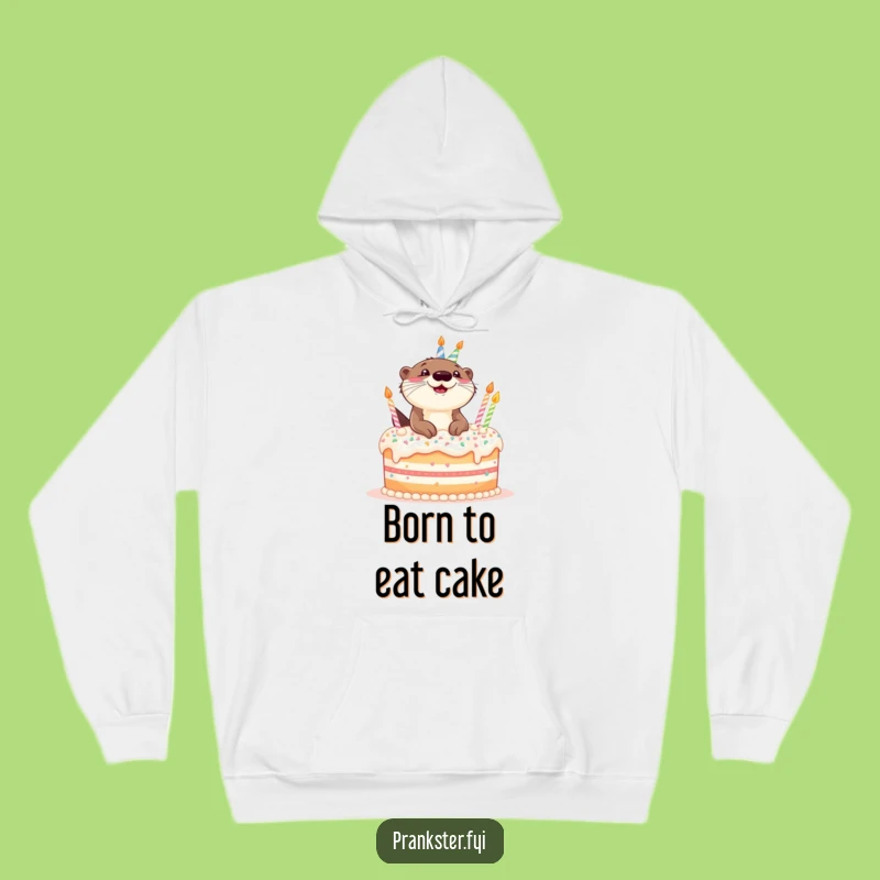 Cozy Otter Birthday Hoodie - Giggling Celebration Comfort
