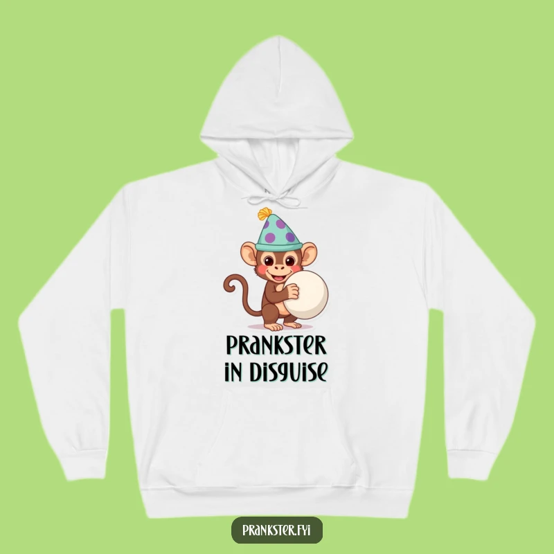 Cozy Funny Monkey Hoodie: Prankster Vibes & Hilarious Style for You!