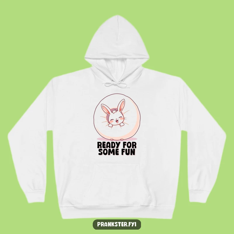 Funny Rabbit Whoopee Hoodie: Cozy Pranks from a Giggling Bunny