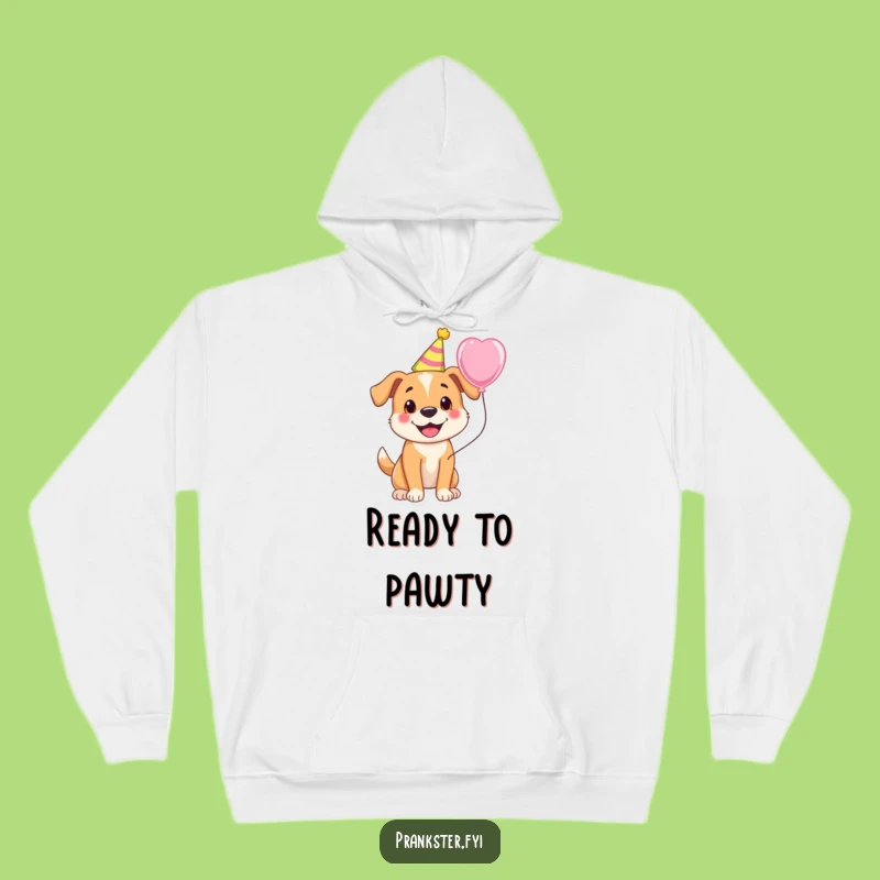 Cozy Dog Party Hoodie - Cheerful Celebration Comfort