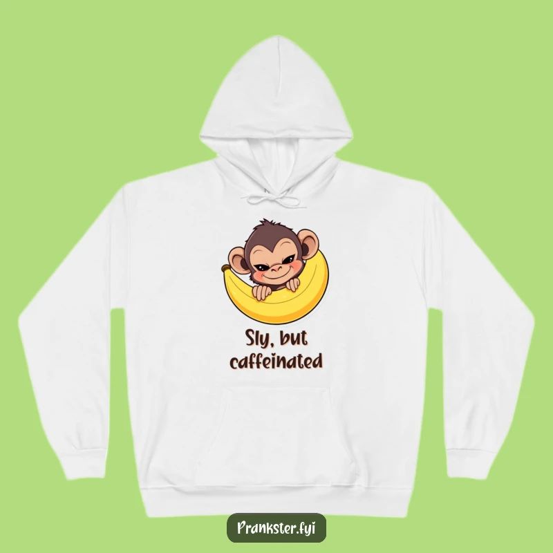 Funny Monkey Banana Hoodie: Mischievous Prankster, The Perfect Funny Gift!