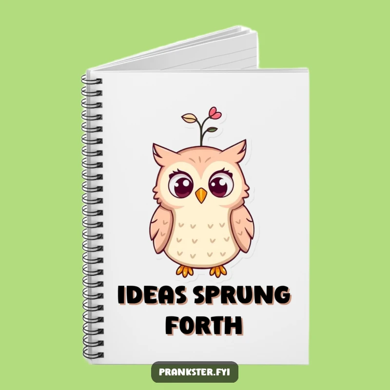 Funny Surprised Owl Notebook: Jot Down Your Hilarious Thoughts