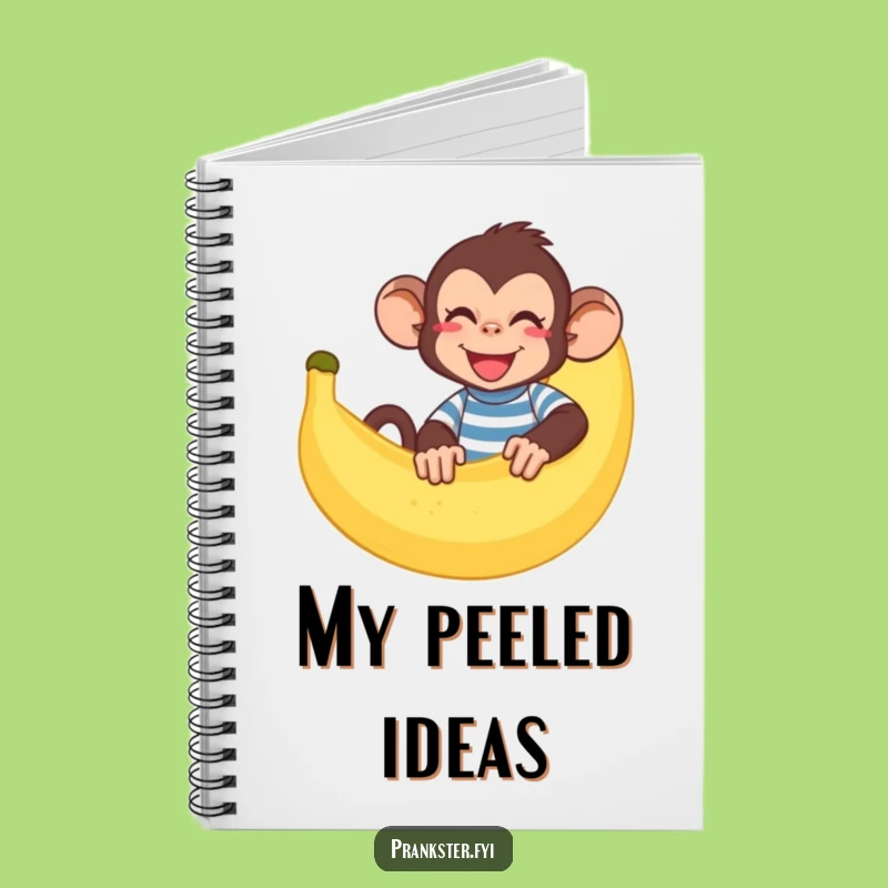 Funny Monkey Banana Notebook: Plan Your Shenanigans, Perfect Humorous Gift