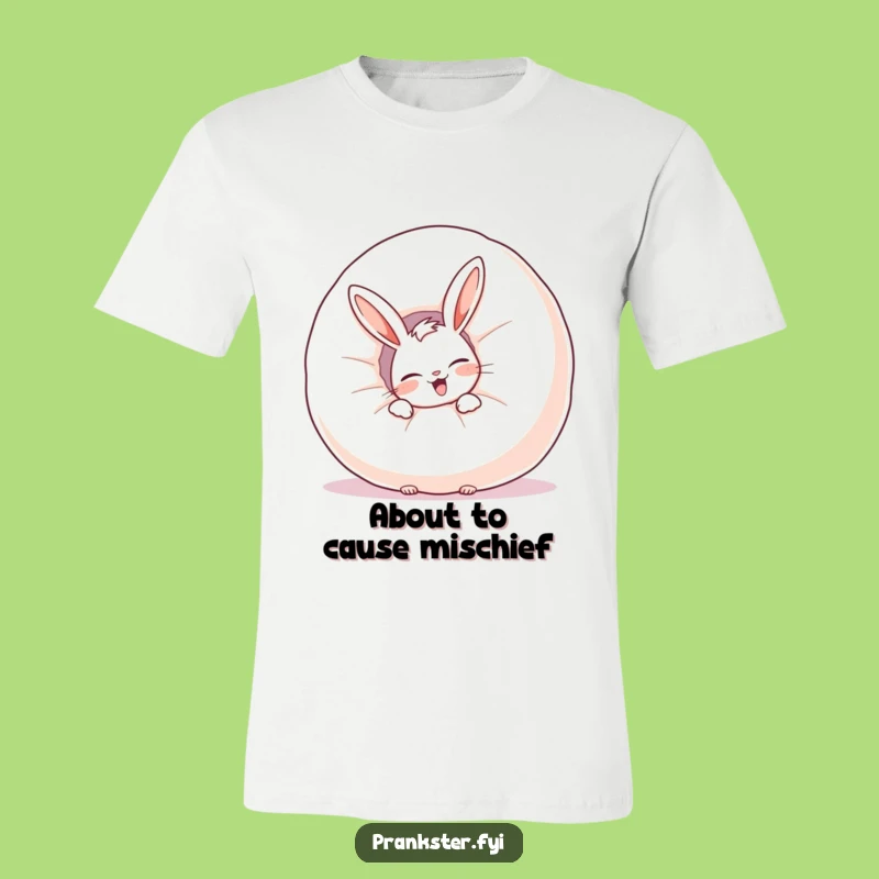 Funny Rabbit Whoopee Tee: Wearable Pranks from a Giggling Bunny