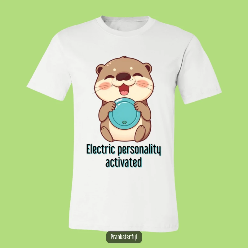 Funny Giggling Otter Joy Buzzer T-Shirt: Hilarious Apparel for a Good Laugh
