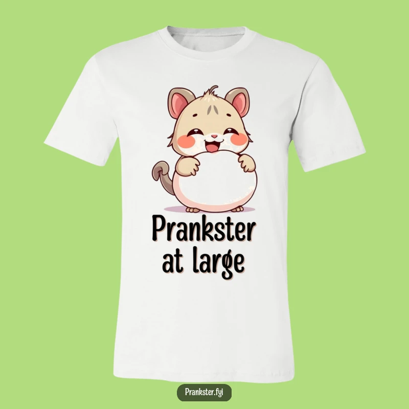 Funny Whoopee Cushion Creature T-Shirt: Wearable Pranks and Laughter