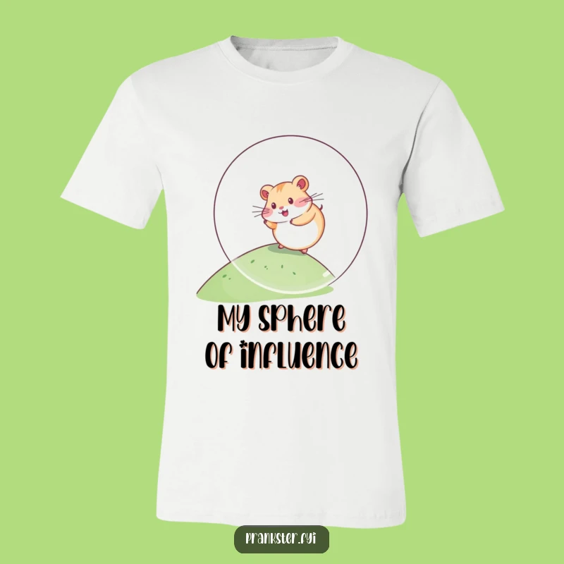 Funny Kawaii Hamster T-Shirt Rolling Ball - Cute Pet Humor Tee