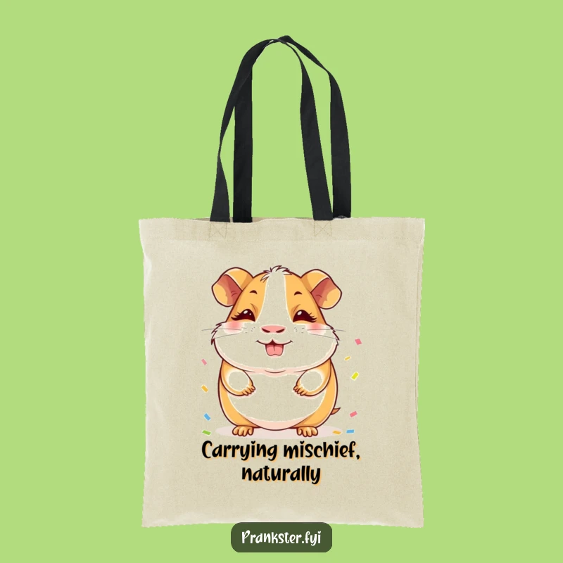 Funny Guinea Pig Tote Bag: Chic Confetti Hider - A Stylish & Funny Gift for Everyday!