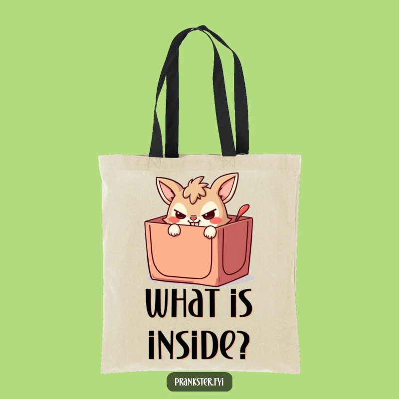 Funny Mischievous Animal Tote Bag - Chic & Hilarious Surprise Gift